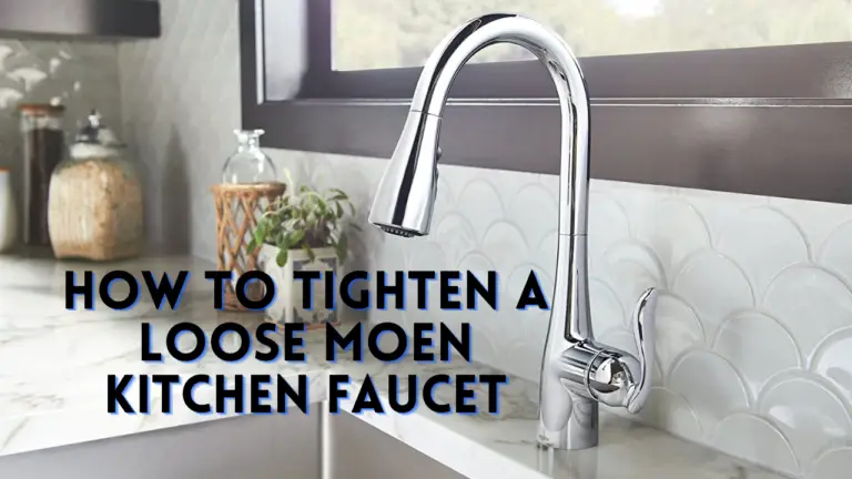 How to Tighten a Loose Moen single Handle Kitchen Faucet